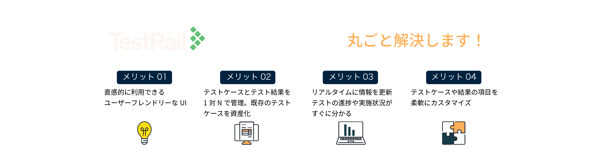 TestRailを利用するメリット
